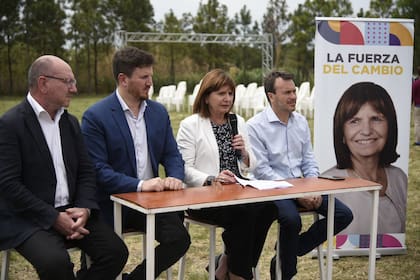 Patricia Bullrich en Funes