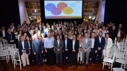 Patricia Bullrich en el plenario de sus equipos de Gobierno