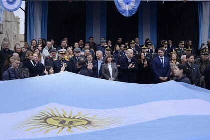 Patricia Bullrich encabezó un acto por el 9 de julio