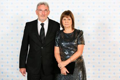 Patricia Bullrich junto a su esposo Guillermo Yanco
