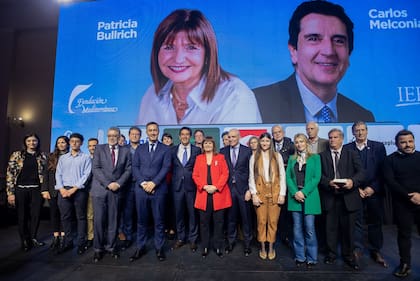Patricia Bullrich presentó a Carlos Melconian como el referente económico de su campaña en un evento de la Fundación Mediterránea