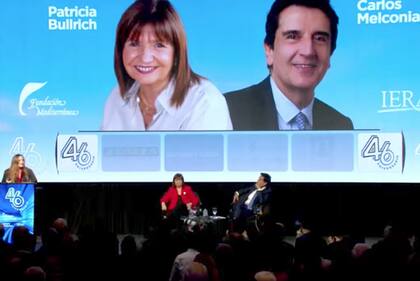 Patricia Bullrich presentó el jueves en Córdoba a Carlos Melconian como su eventual ministro de Economía