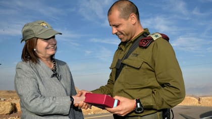 Patricia Bullrich recorrió la frontera israelí y visitó las unidades del Ejército
