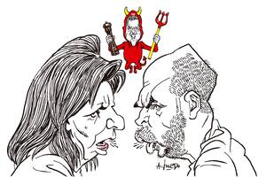 Patricia Bullrich, Sergio Massa y Horacio Rodríguez Larreta