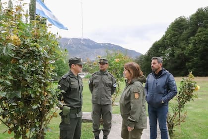 Patricia Bullrich visitó al "Grupo Cocovi" de Gendarmería Nacional