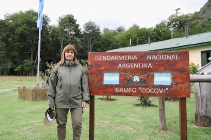 Patricia Bullrich visitó el Grupo Cocovi de Gendarmería Nacional, ubicado en un lugar inhóspito de Santa Cruz.
