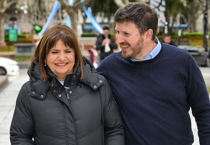 Patricia Bullrich y Federico Angelini