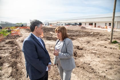Patricia Bullrich y Jorge Macri en Marcos Paz