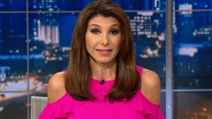 Patricia Janiot, anoche, al anunciar su partida de la CNN