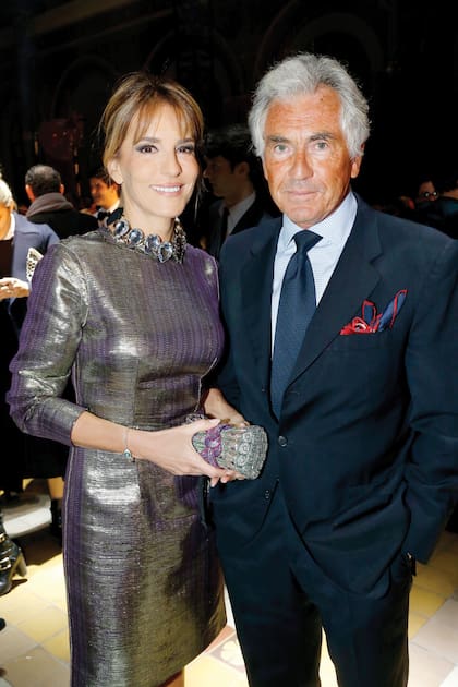 Patricia junto a su pareja, el filósofo y escritor francés Jean-Paul Enthoven