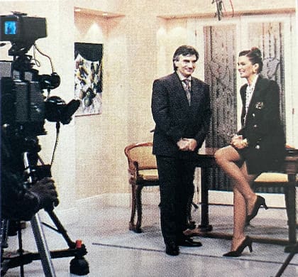 Patricia Miccio con el doctor Claudio Zin