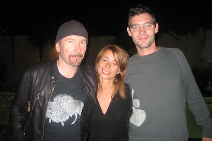 Patricia O'Shea con Edge y Tom
