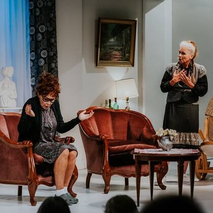 Patricia Palmer y Cecilia Dopazo son las protagonistas de "Radojka". La obra teatral dirigida por Diego Rinaldi, tiene lugar los viernes y sábados en el Teatro Picadilli.