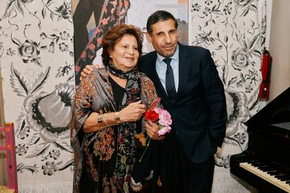 Patricia Paz Gómez Errázuriz y el coleccionista Dario D’ Aloia