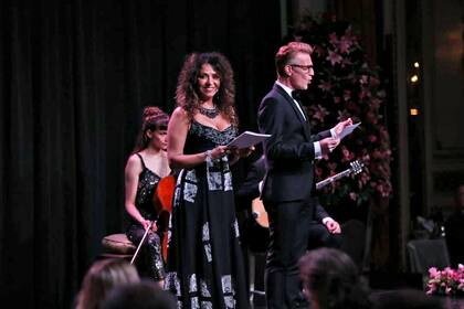 Patricia Sosa participó de los espectáculos de la gala de la reina Margarita II de Dinamarca