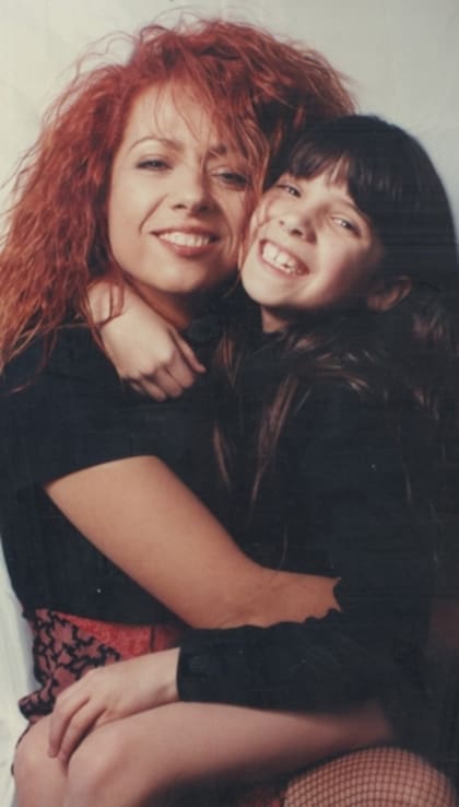 Patricia Sosa junto a su hija, Marta