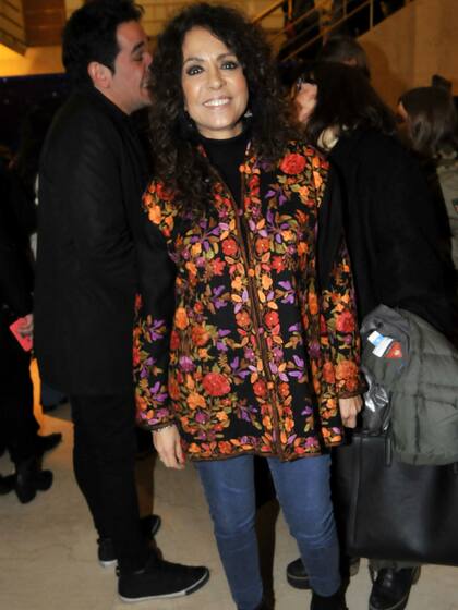 Patricia Sosa, quien colaboró con su música para la obra, estuvo en el estreno para apoyarla