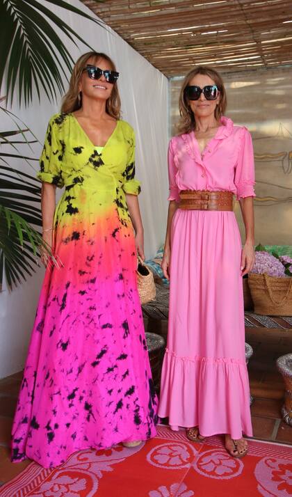 Patricia y Rosella Della Giovampaola en la presentacio´n de Ro´s Garden