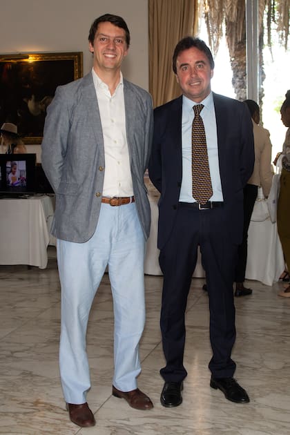 Patricio Bulgheroni y José Reyes, ministro de la embajada de Uruguay en Argentina.