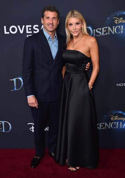 Patrick Dempsey junto a su esposa, la maquilladora Jillian Fink