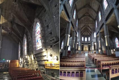 El interior de la catedral