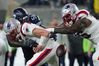 Patriots: Maye pierde el balón tres veces ante la defensa de Seahawks en un aciago Super Bowl