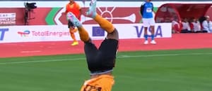 La celebración de un futbolista en la Copa Africana que casi termina en una tragedia