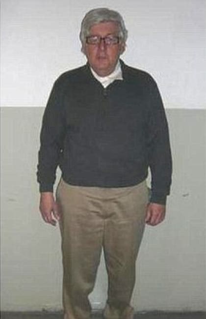 Paul Frampton en la cárcel de Devoto, donde estuvo preso entre 2012 y 2014