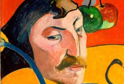 Paul Gauguin, Autorretrato (detalle), perteneciente a la colección de la National Gallery of Art, Washington