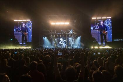 Paul McCartney en su presentación en River; ahora irá a Córdoba