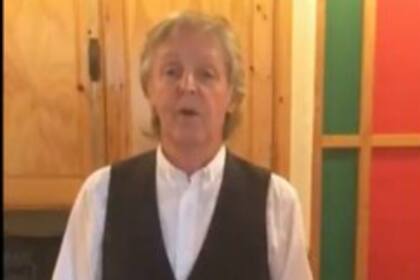 Paul McCartney, en su estudio