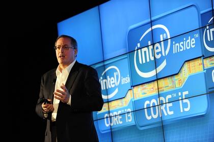 Paul Otellini, CEO de Intel durante la feria CES de 2011 en Las Vegas, Estados Unidos