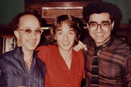 Paul Shaffer, Marty Short y Eugen Levy en sus tiempos de comedia en Toronto