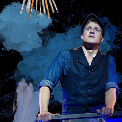 Paul Teal en el musical Newsies de 2022