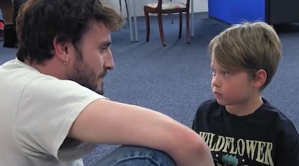 Paul y Jacobi tuvieron una conexión instantánea en el set (Foto: Facebook)