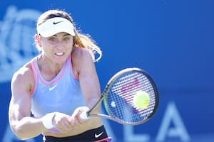 Paula Badosa quedó expuesta tras una entrevista que birndó antes del duelo con de Elizabeth Mandlik en el marco del torneo de San José, en California. (Foto de Carmen Mandato/Getty Images)