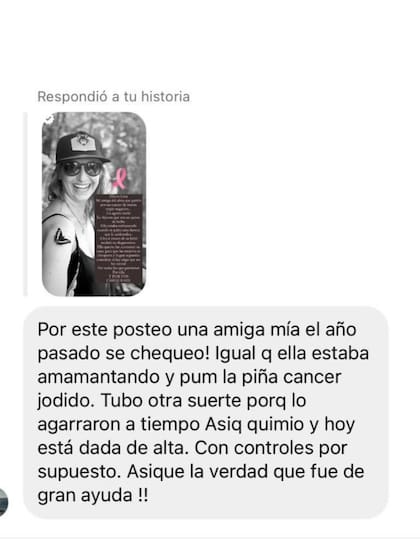 Paula Chaves compartió la respuesta de una seguidora a su historia
(Foto: @chavespauok)