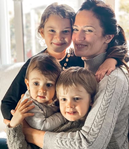 Paula Chaves es mamá de Olivia, Baltazar y Filipa 