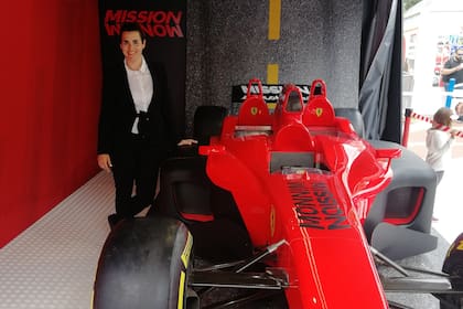 Paula en el Gran Premio de Mónaco.