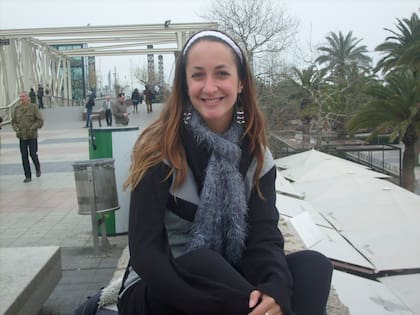 Paula, en sus primeros tiempos en Barcelona.