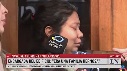 Paula, la encargada del edificio en Villa Crespo donde ocurrió la masacre familiar, declaró que Laura era una gran persona y se sorprendió con lo ocurrido