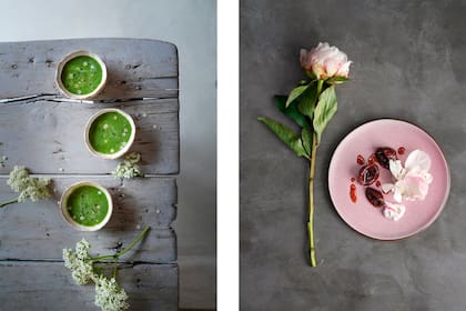 Paula Méndez Carreras es una de las cocineras que usa flores con maestría. Publicó un libro, "Cocina con flores", con fotos de Eduardo Torres