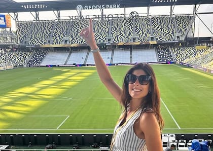 Paula Seminara en el último partido de Boca en el Mundial de Clubes