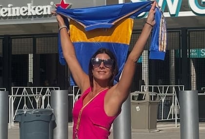 Paula Seminara, socia, exdirigente y actual asambleísta por la minoría, acusó por amenazas a Cristian Riquelme, empleado del club y hermano de Juan Román, ídolo y presidente del Xeneize. En esta imagen, durante el Mundial de Clubes que Boca jugó en los Estados Unidos