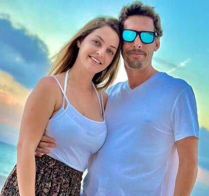 Paula y Garon durante unas vacaciones