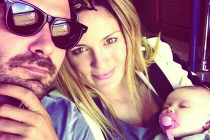 Paula y Peter, con su hija Olivia