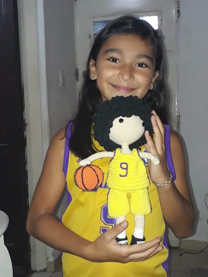 Paulina Ojeda juega desde los 4 años y sus padres cuida que si hija sólo disfrute de jugar