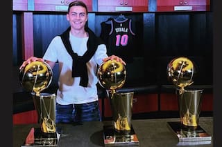 Vacaciones en Miami: Paulo Dybala y Oriana Sabatini, en el universo de la NBA