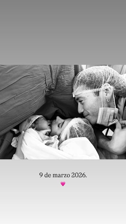 Paulo Londra mostró cómo fue el nacimiento de Justina