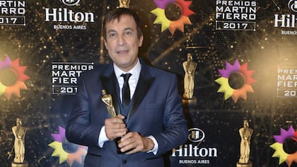 Paulo Vilouta recibió el Martín Fierro a mejor panelista por su rol en Intratables (Foto: Prensa Artear)